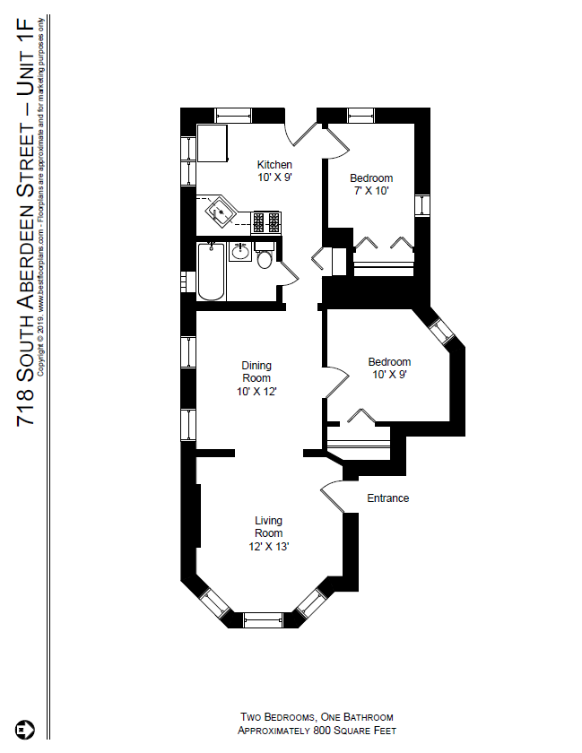718 S Aberdeen St 2-4 Beds Apartment for Rent - Photo Gallery 20